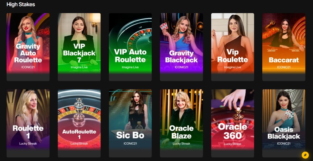 Live Casino at JustCasino.com